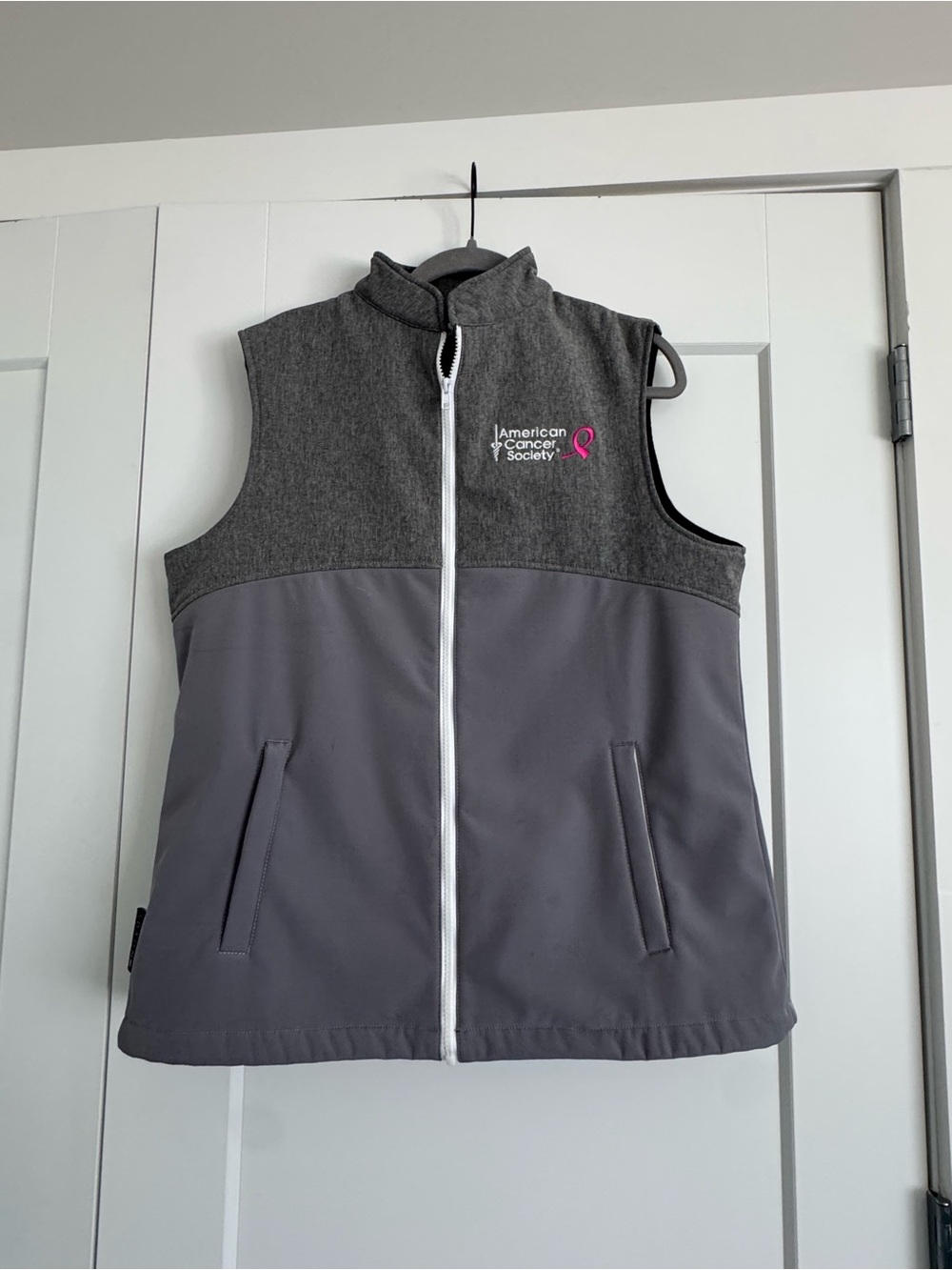 Gray Two-Tone Women's Vest